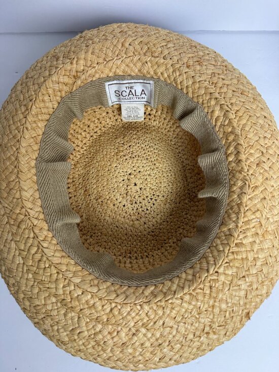 The Scala Collection Sun Hat  RAFFIA Black Ribbon main image 8